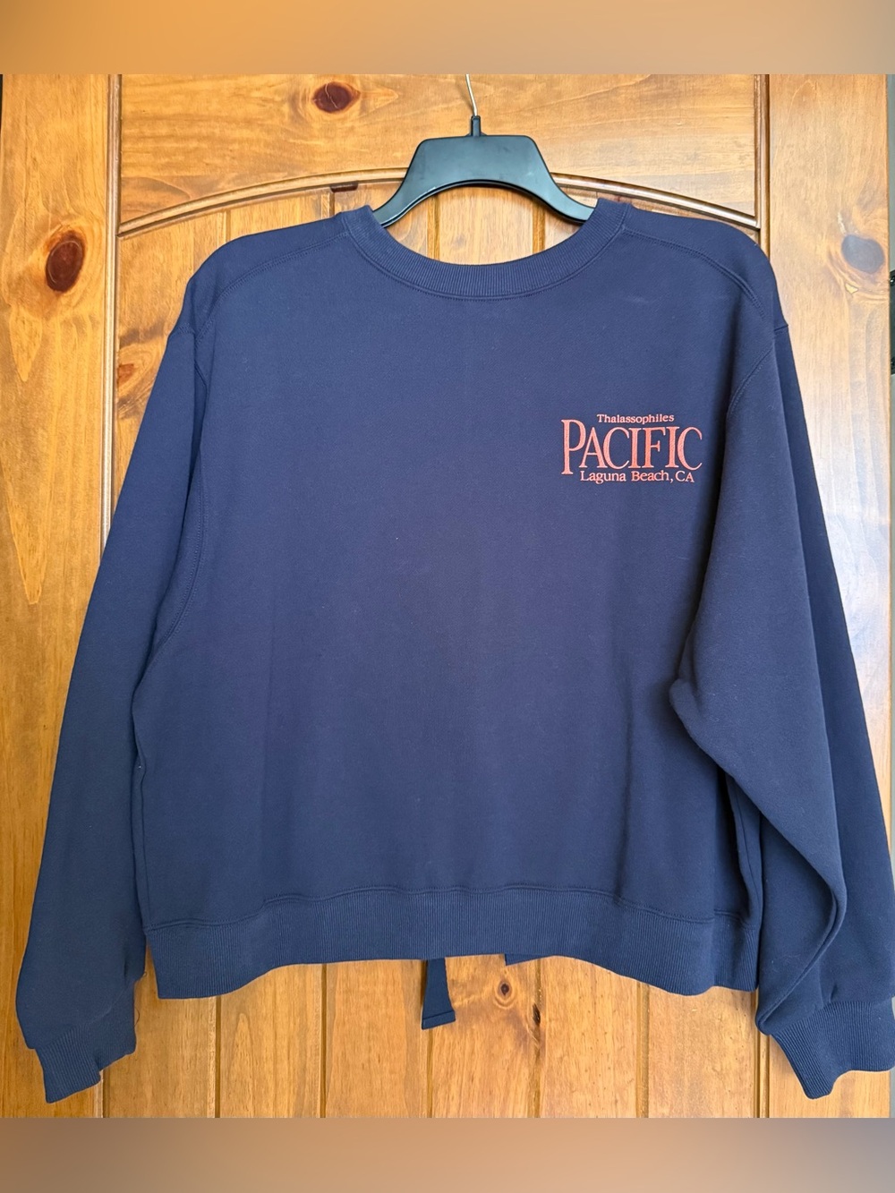 Moussy open back sweat shirt